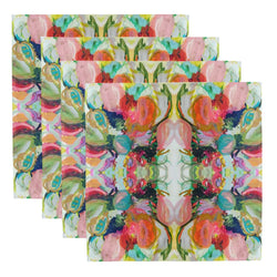 windy o'connor fruitopia colorful cloth napkin set of 4