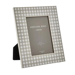 Addison Ross Cappuccino Gingham Photo Frame Addison Ross