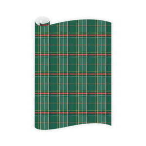 Equestrian Plaid Wrapping Paper Roll Dogwood Hill