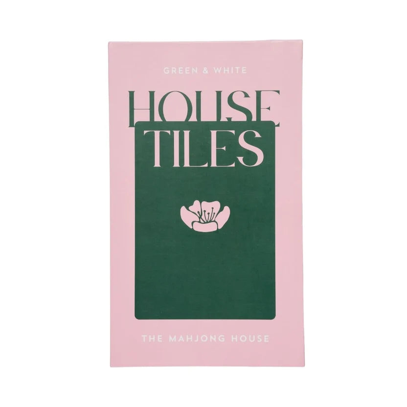Green + White House Tiles