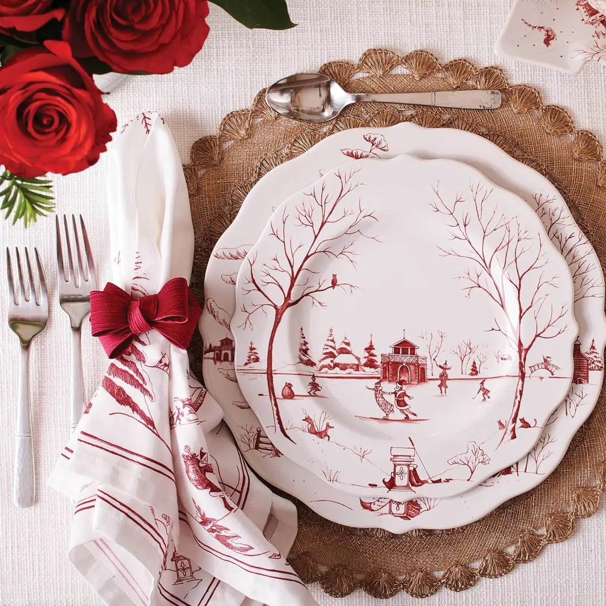 Country Estate Winter Frolic Napkins Juliska