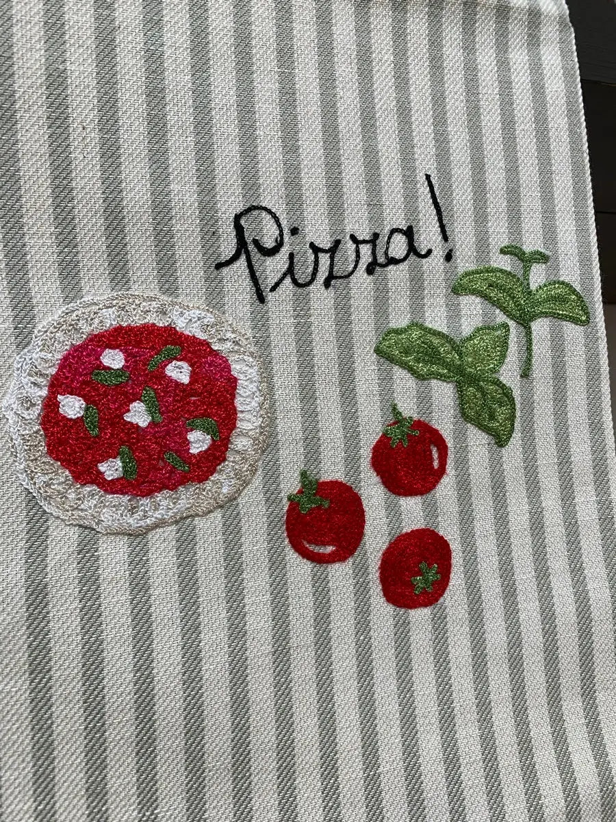 Busatti Embroidered Tea Towel Busatti