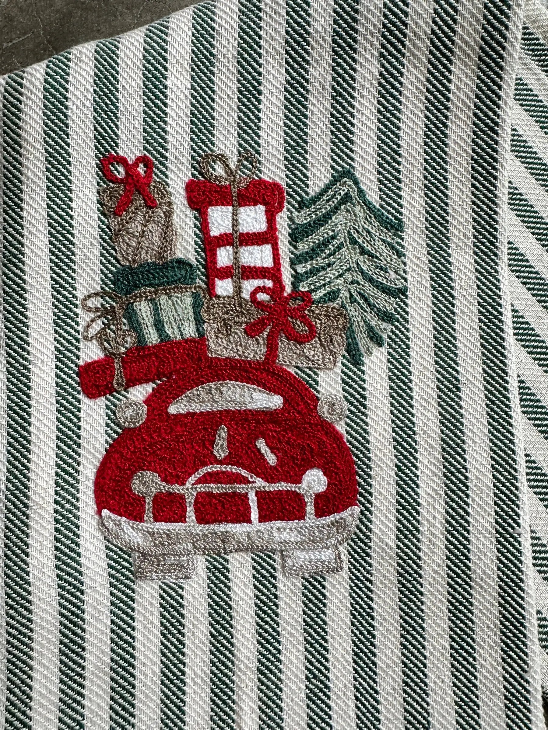 Busatti Embroidered Tea Towel Busatti