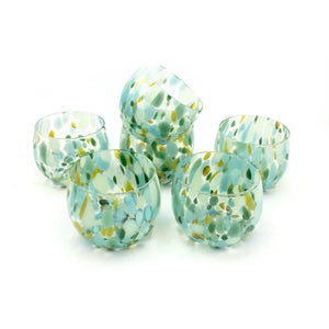 Viridescent Stemless Wine Glass Kathleen Andersen Art