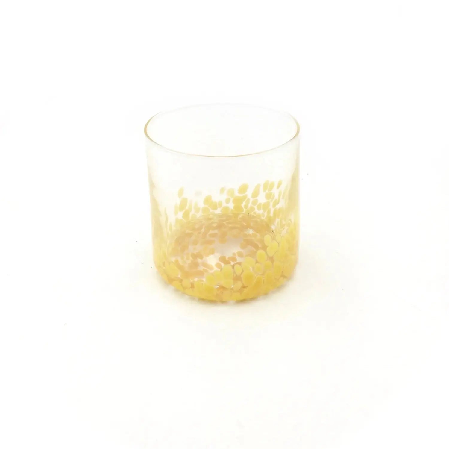 Butter Spotted Rocks Glass Kathleen Andersen Art