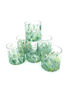 Viridescent Rocks Glasses Kathleen Andersen Art
