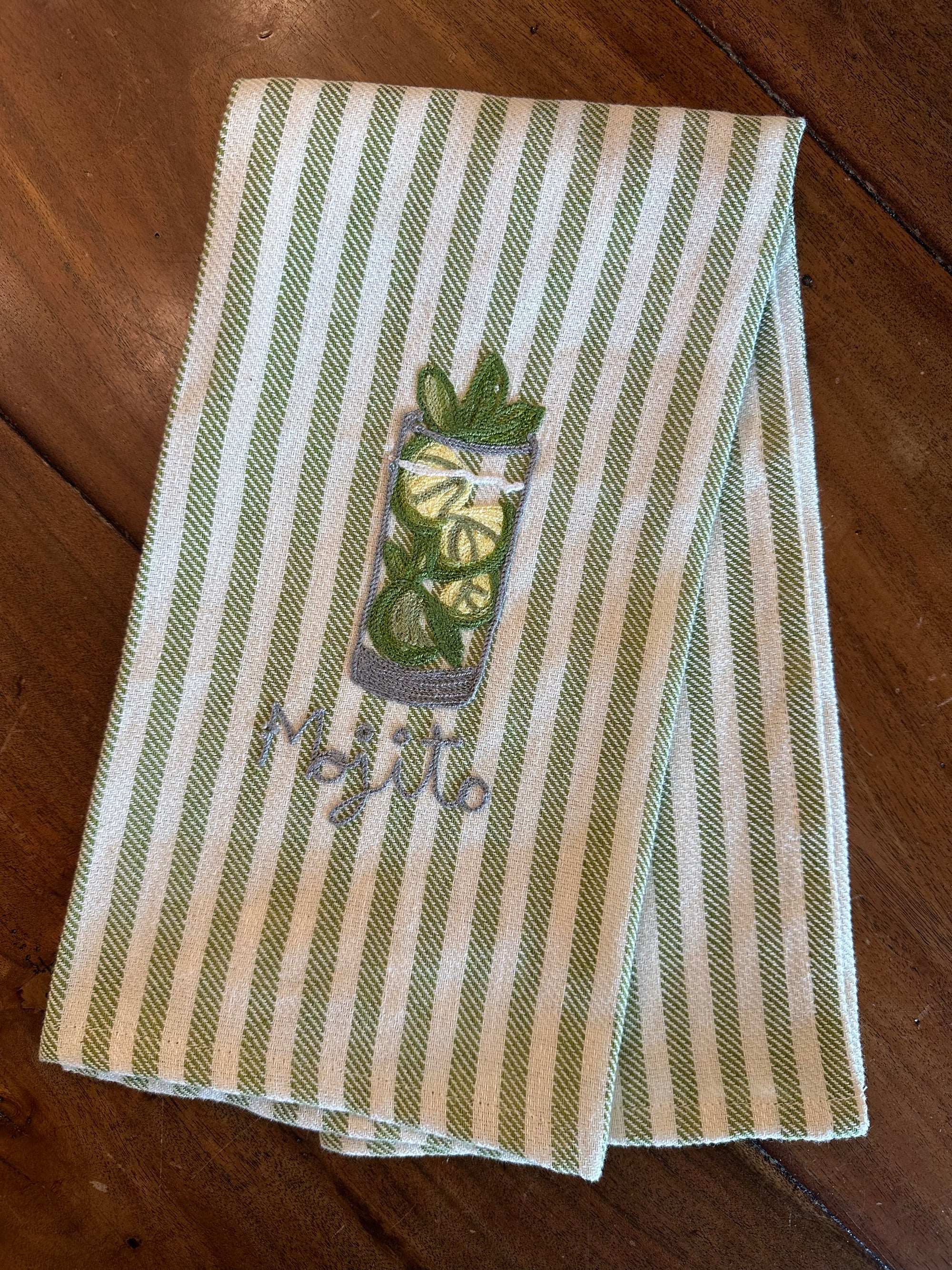 Busatti Embroidered Tea Towel Busatti