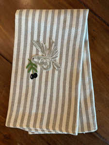 Busatti Embroidered Tea Towel Busatti