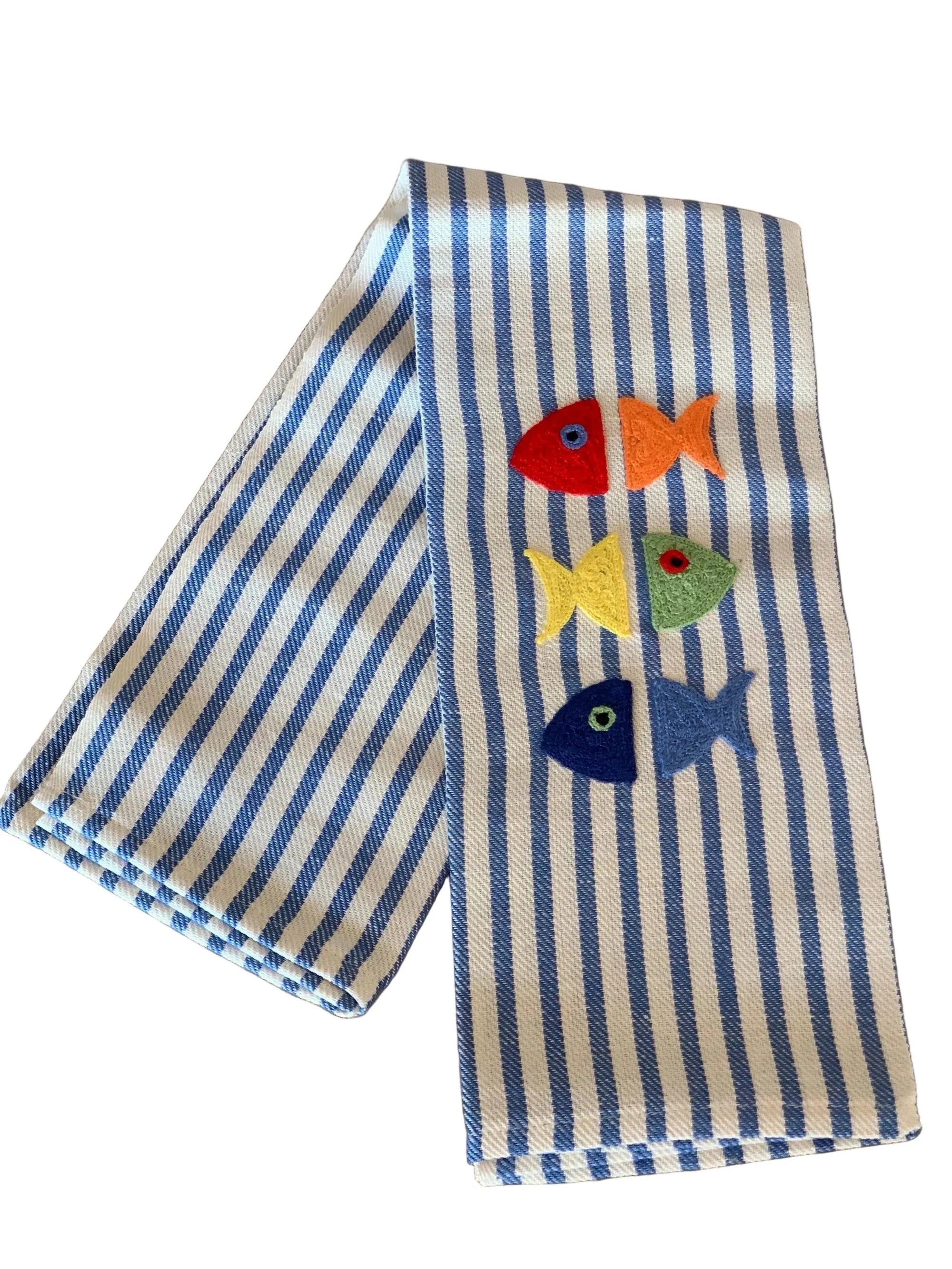 Busatti Embroidered Tea Towel Busatti