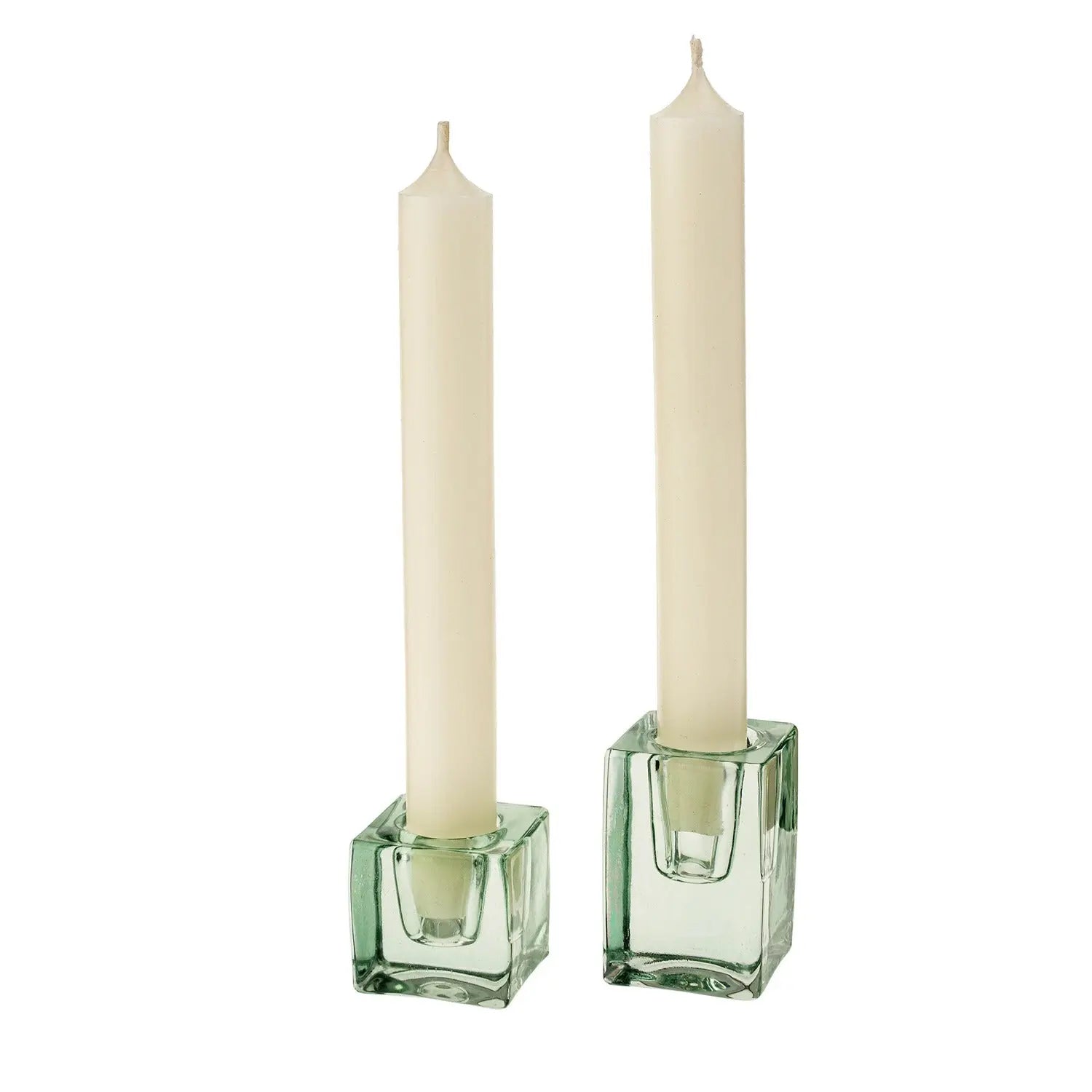 Luca Candle Holder in Green Indaba