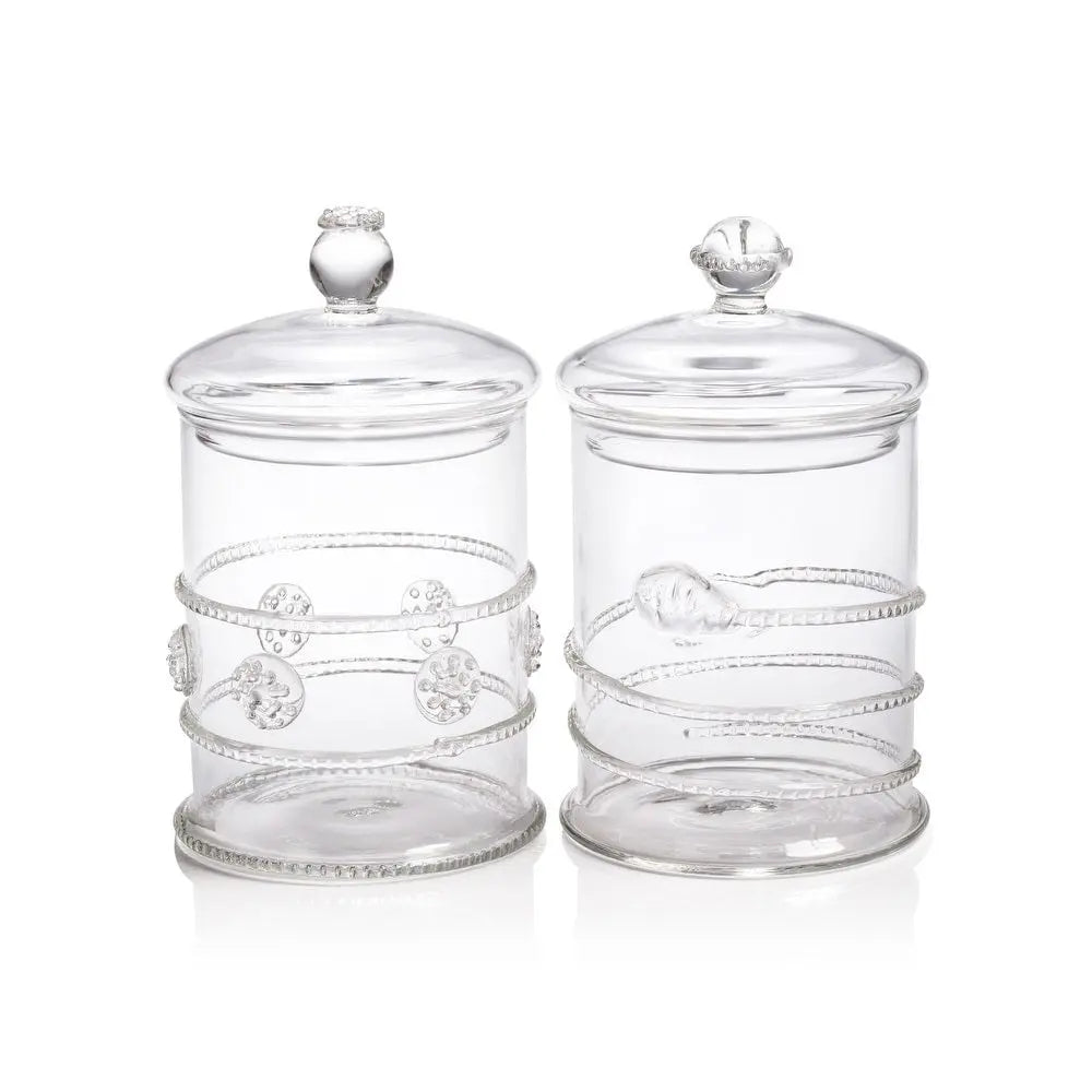 Juliet Lidded Glass Jar Zodax
