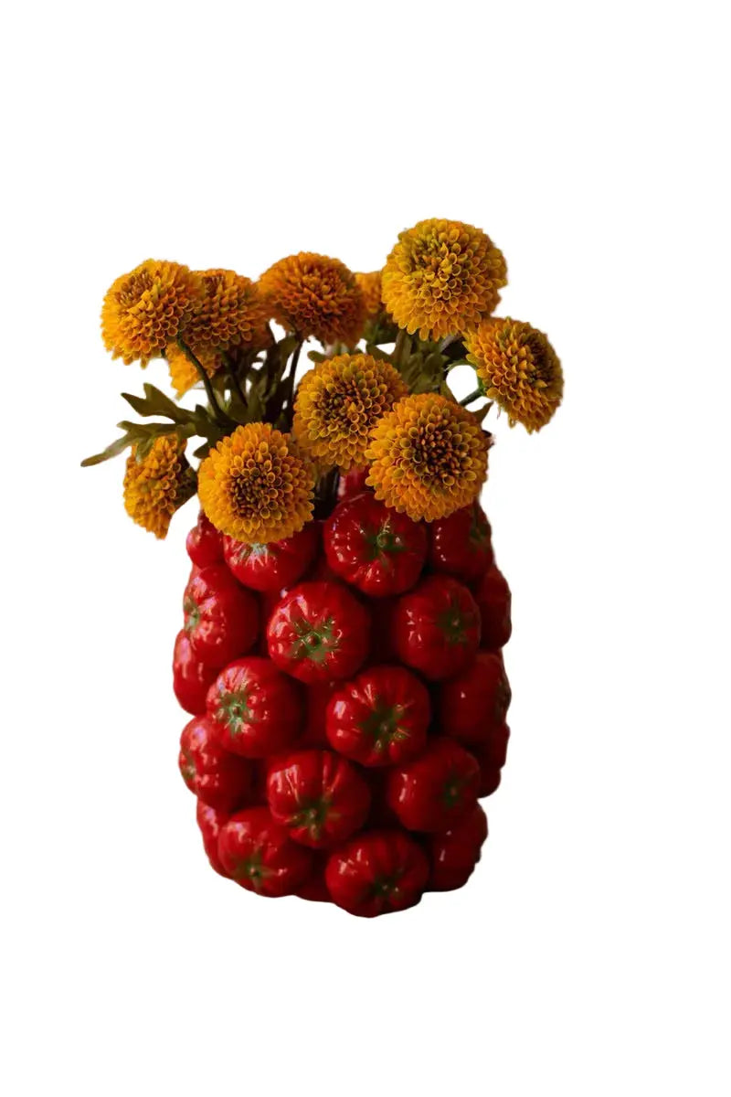 Ceramic Tomatoes Vase Kalalou