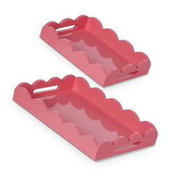 Bubblegum Scalloped Tray RAZ Imports