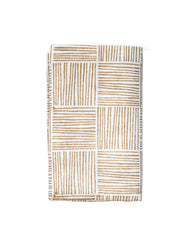 Striped Chai Dinner Napkins Mended