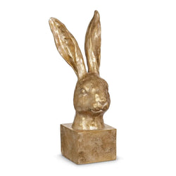Gold Rabbit Bust RAZ Imports