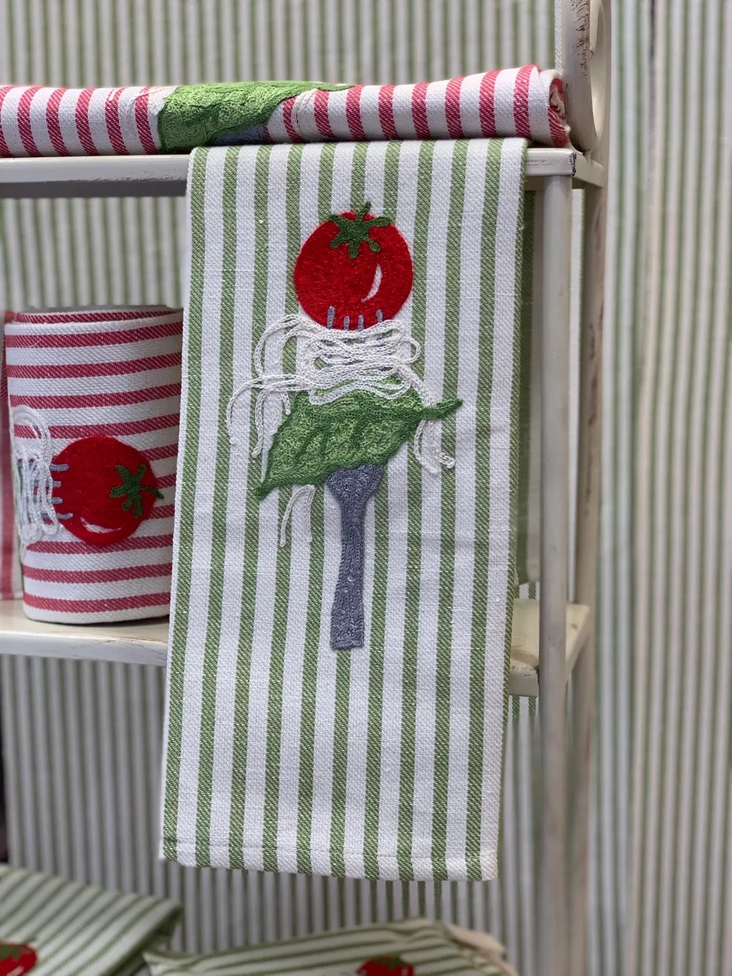 Busatti Embroidered Tea Towel Busatti