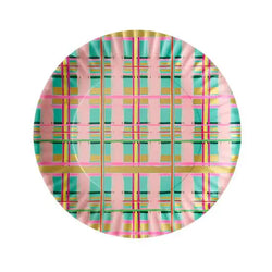 Plaid Melamine Platter One Hundred 80 Degrees