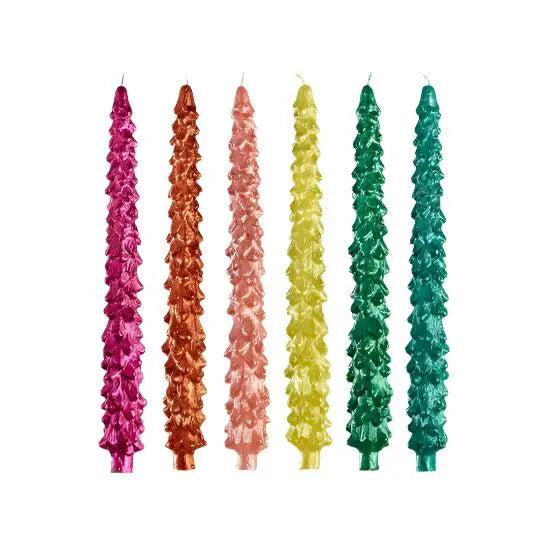 Metallic Tree Taper Candles One Hundred 80 Degrees