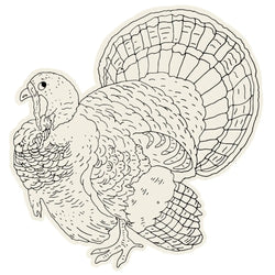 Turkey Die Cut Coloring Placemat Hester & Cook