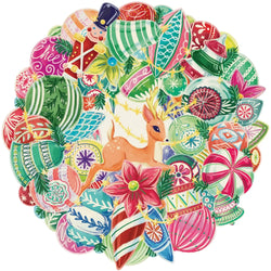 Die-Cut Yuletide Treasure Wreath Placemat Hester & Cook