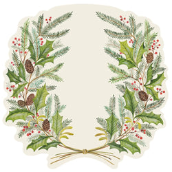 Die-Cut Christmas Sprigs Placemat Hester & Cook