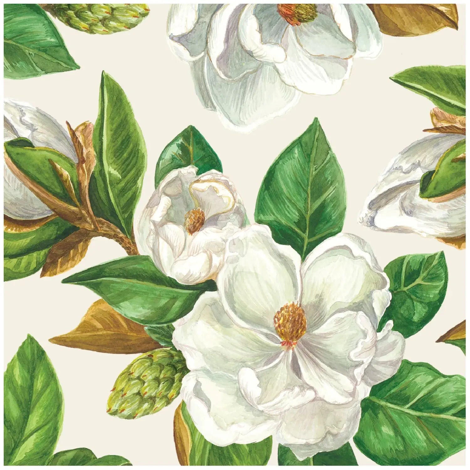 Magnolia Cocktail Napkins Hester & Cook