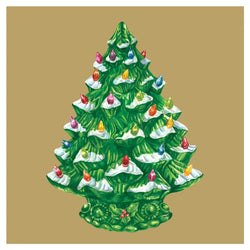 Vintage Christmas Tree Cocktail Napkins Hester & Cook