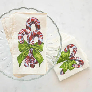 Candy Cane Guest Napkins Hester & Cook