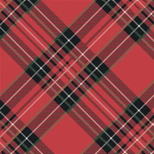 Red Plaid Napkins Hester & Cook
