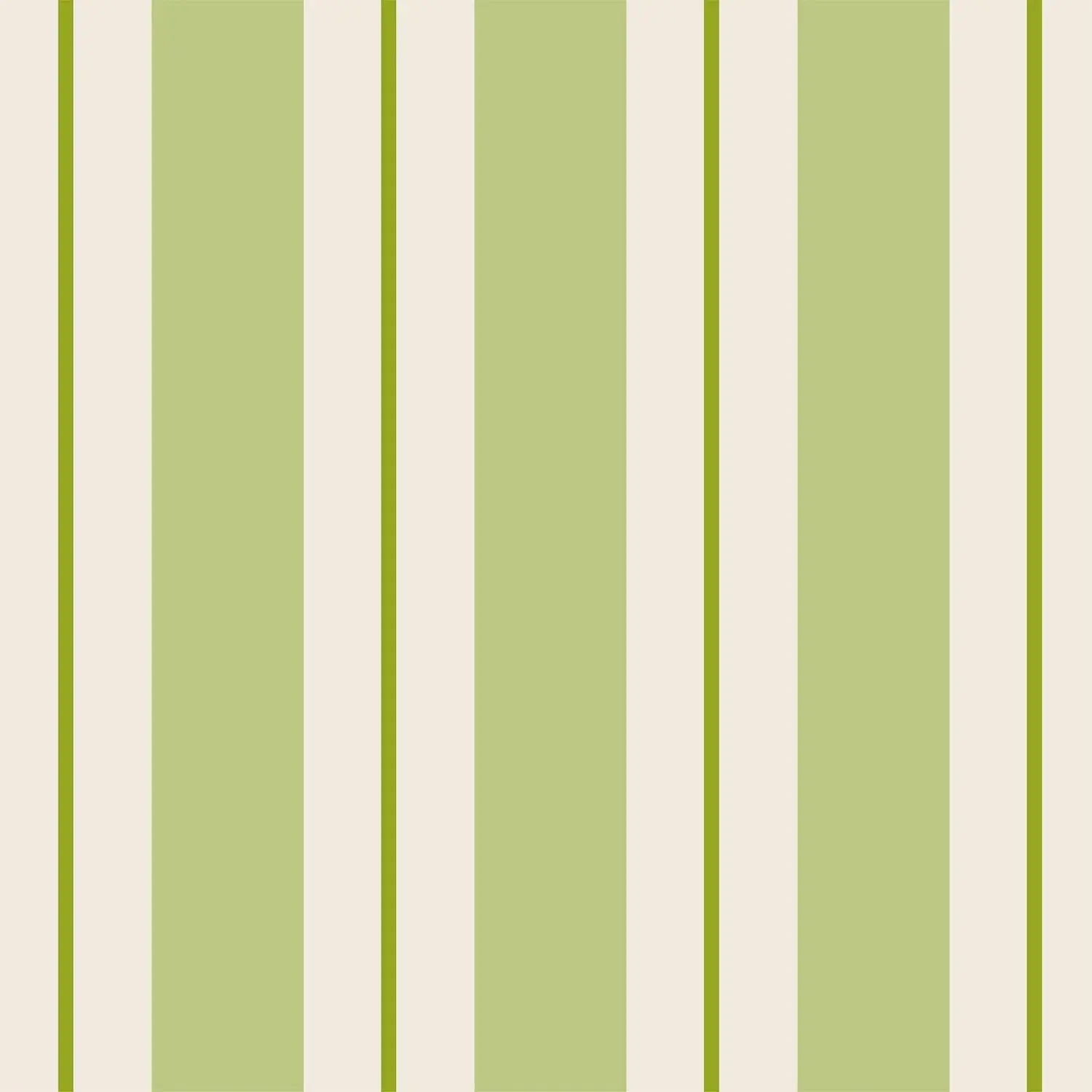 Green Awning Stripe Cocktail Napkin Hester & Cook