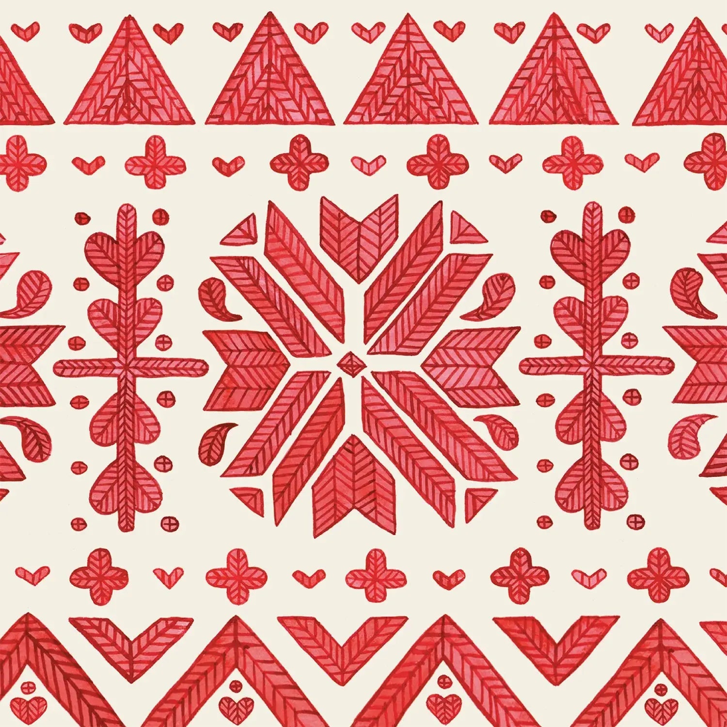 Fair Isle Cocktail Napkins Hester & Cook
