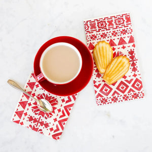 Fair Isle Cocktail Napkins Hester & Cook