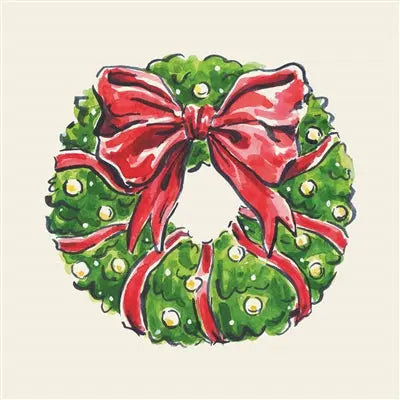 Holiday Wreath Napkins Hester & Cook
