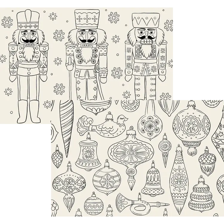 Christmas Coloring Placemats Hester & Cook