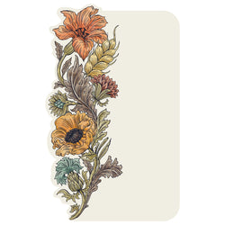 Autumn Acanthus Table Card Hester & Cook