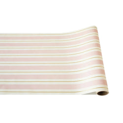 Pink + Gold Awning Stripe Runner Hester & Cook