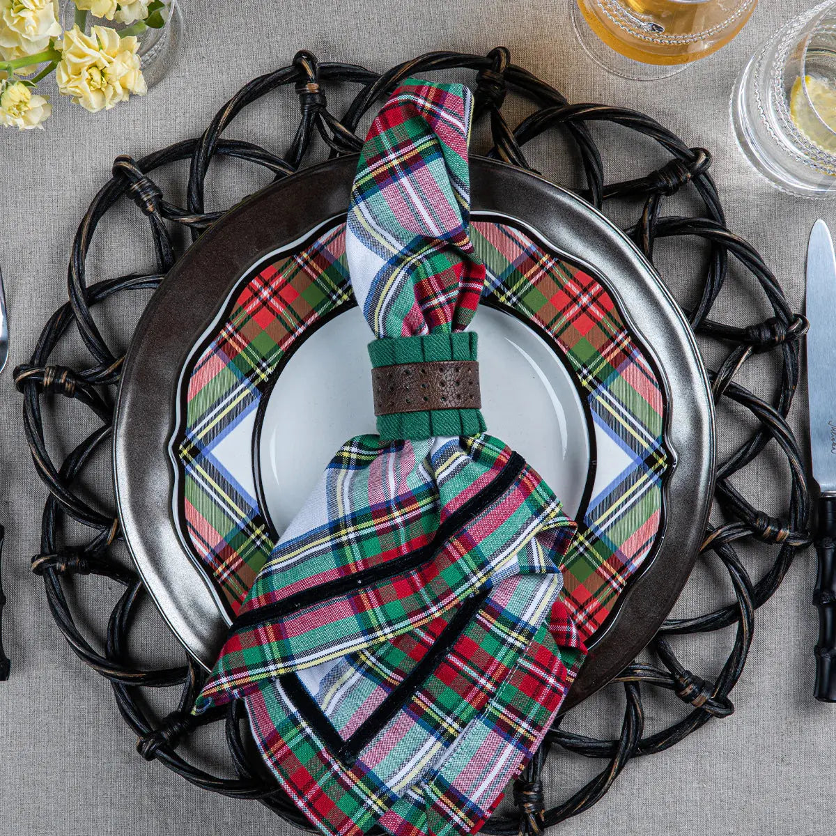 Stewart Tartan Napkins Juliska