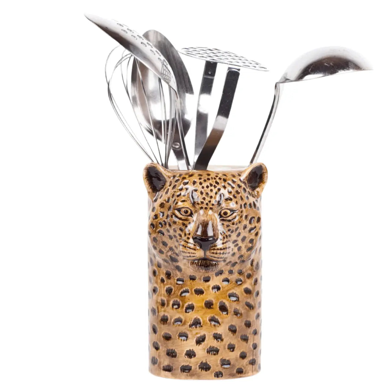 Leopard Utensil Pot KAF Home