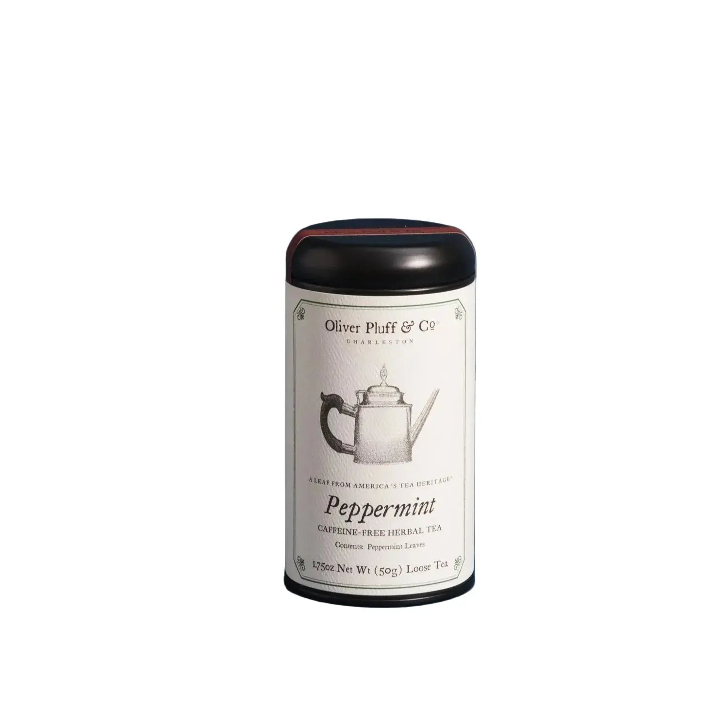 Peppermint Teabags Tin Oliver Pluff & Company