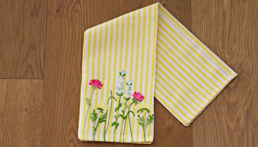 Busatti Embroidered Tea Towel Busatti