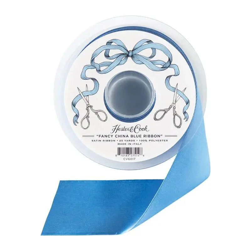 Fancy China Blue Ribbon Hester & Cook