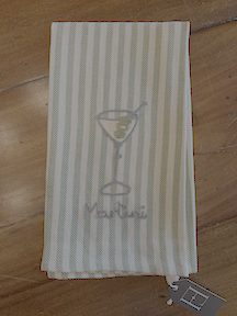 Busatti Embroidered Tea Towel