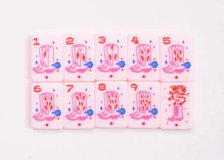 Miss Mahjong Mini Miss Cowgirl Travel Mahjong Bundle Miss Mahjong