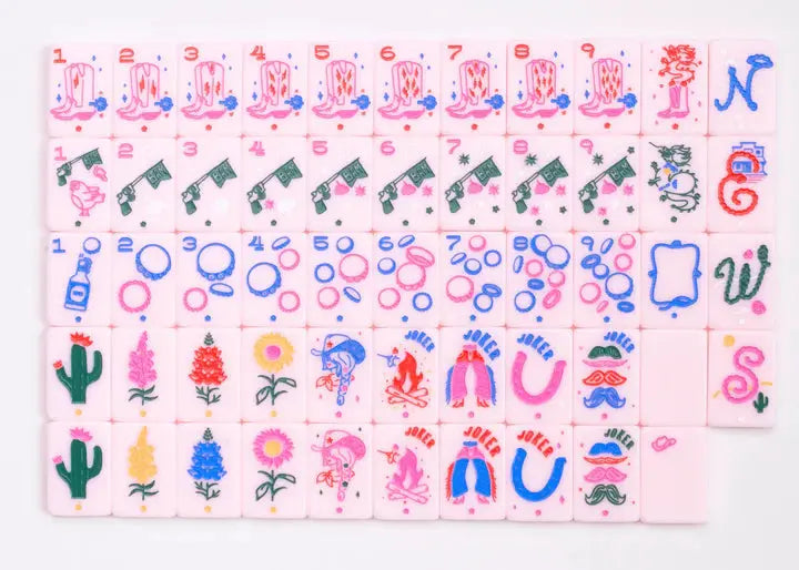 Miss Mahjong Mini Miss Cowgirl Travel Mahjong Bundle Miss Mahjong