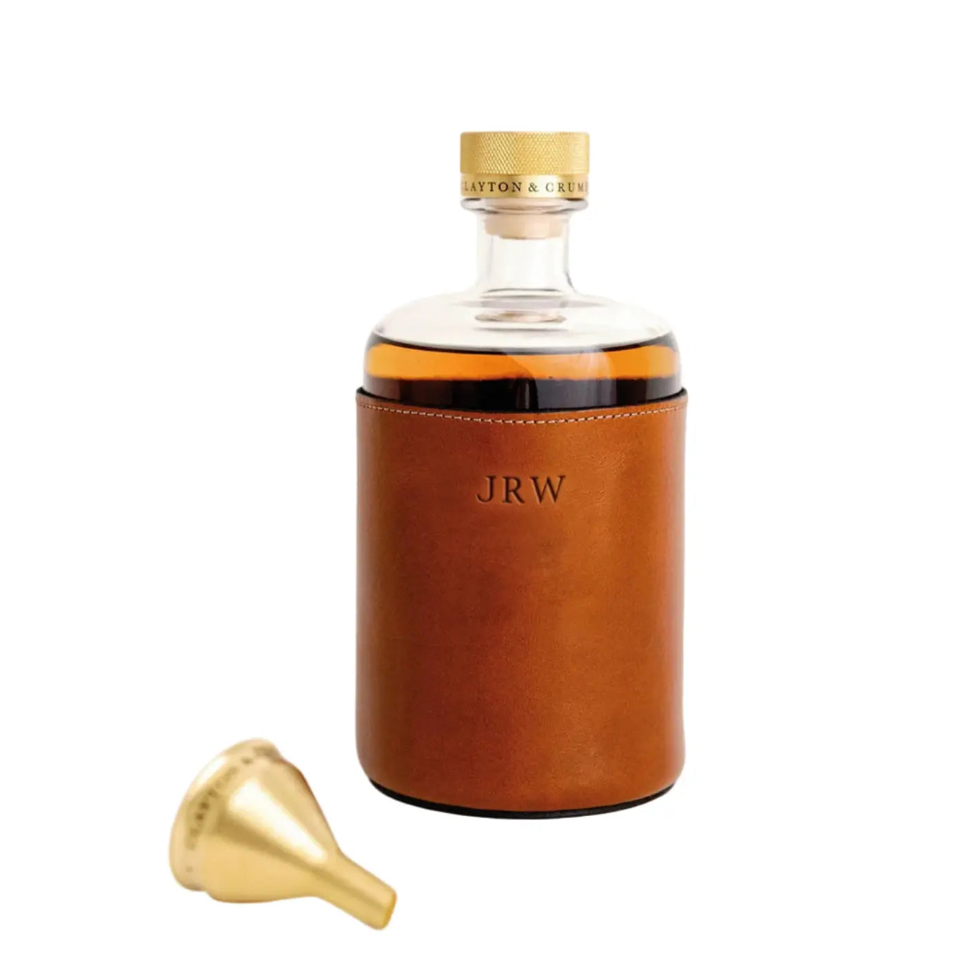 Custom Leather + Glass Decanter [Holiday Gifting Preorder] Clayton & Crume