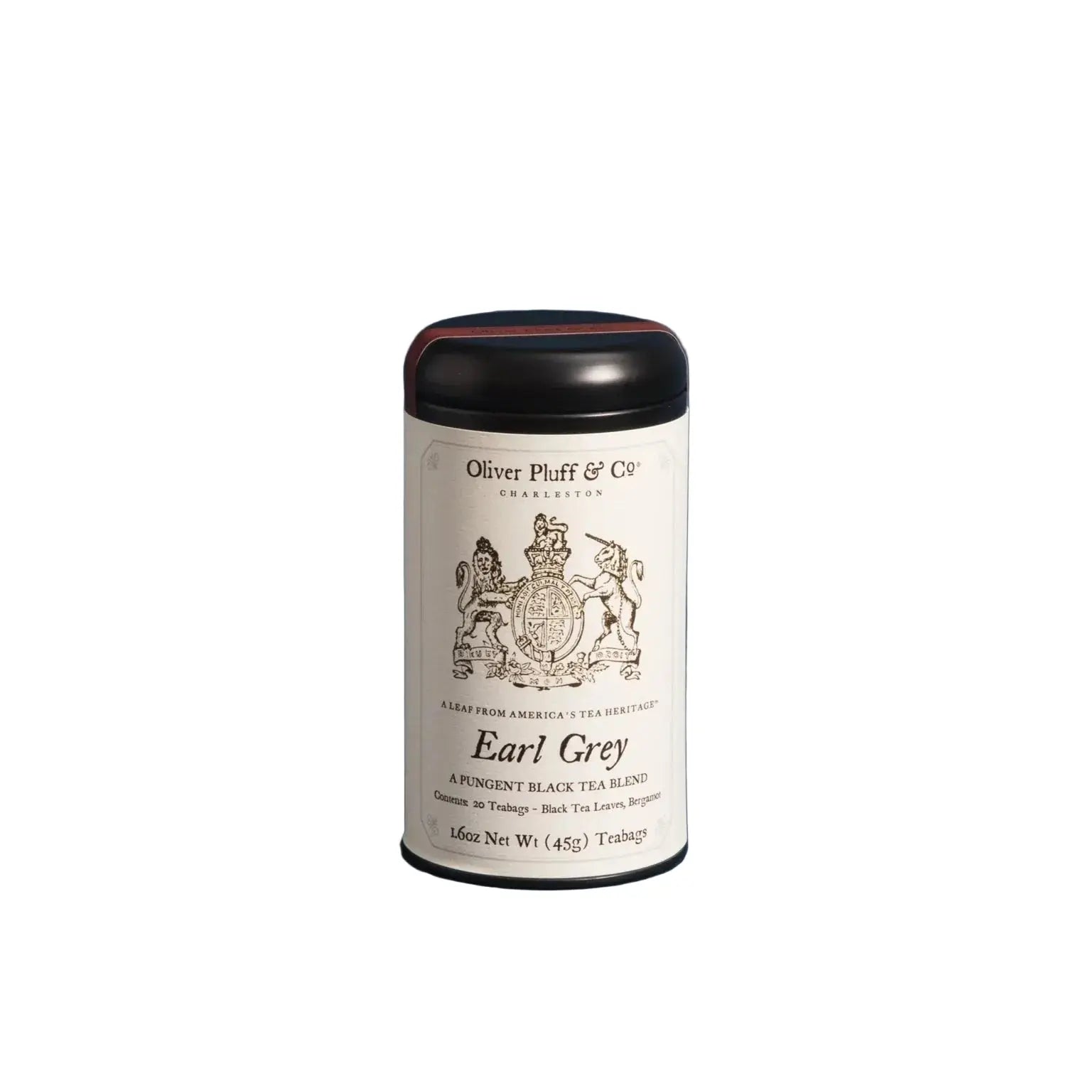 Earl Grey Teabags Tin Oliver Pluff & Company
