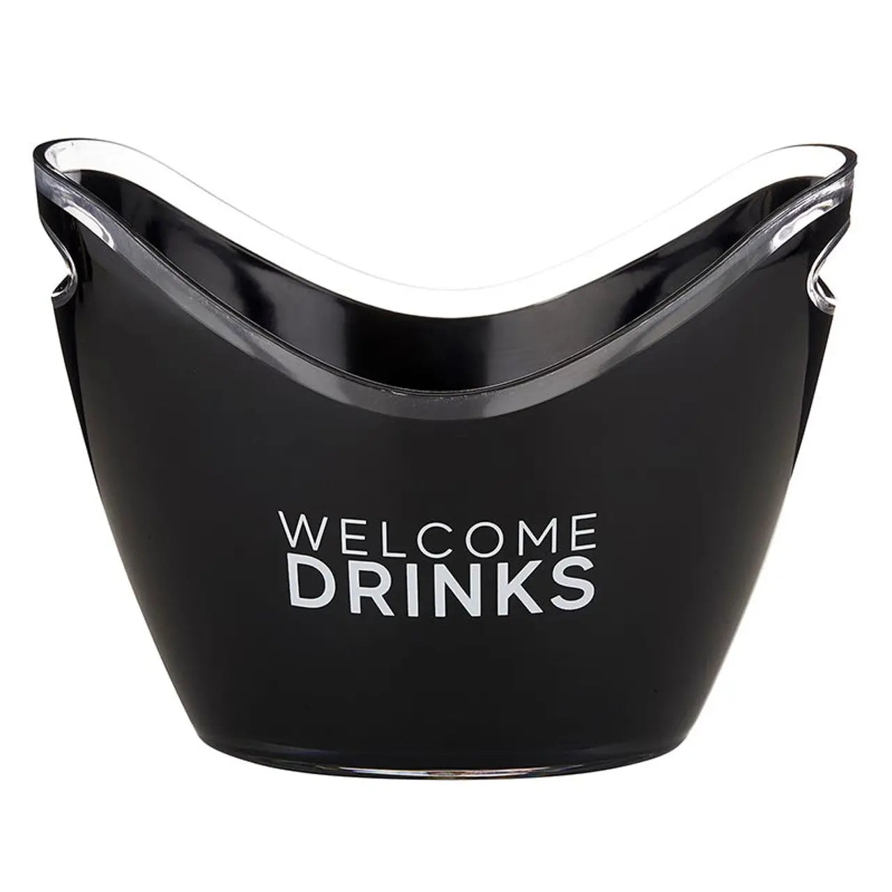 Welcome Drinks Acrylic Beverage Bucket Santa Barbara Design Studio