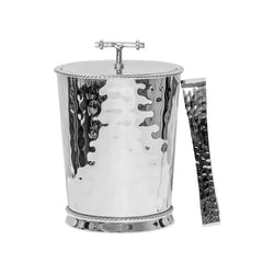 Graham Ice Bucket with Lid and Tongs Juliska