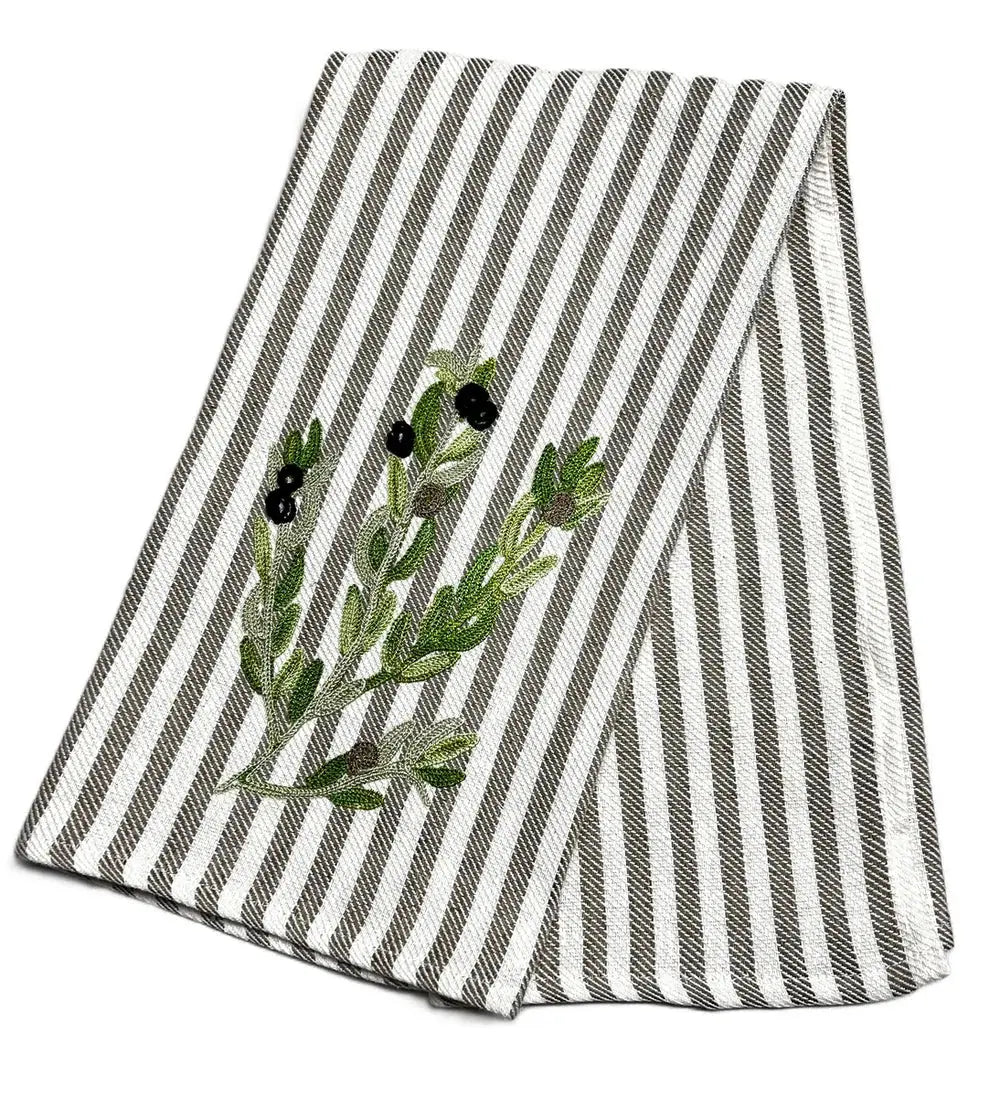 Busatti Embroidered Tea Towel Busatti