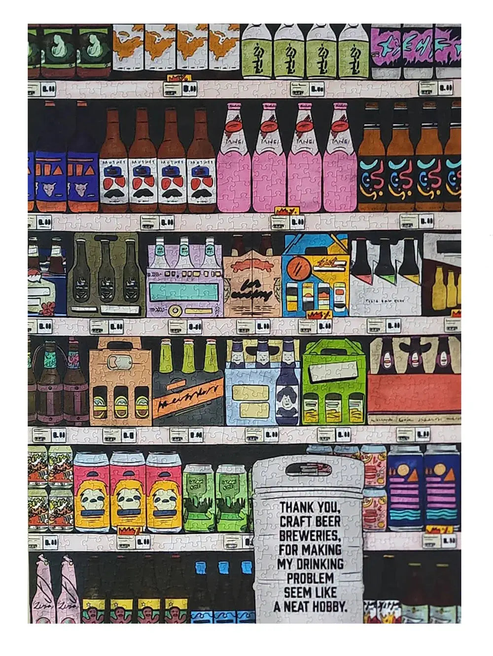 Craft Beer Puzzle ellembee gift